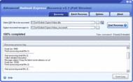 Advanced Outlook Express Recovery screenshot